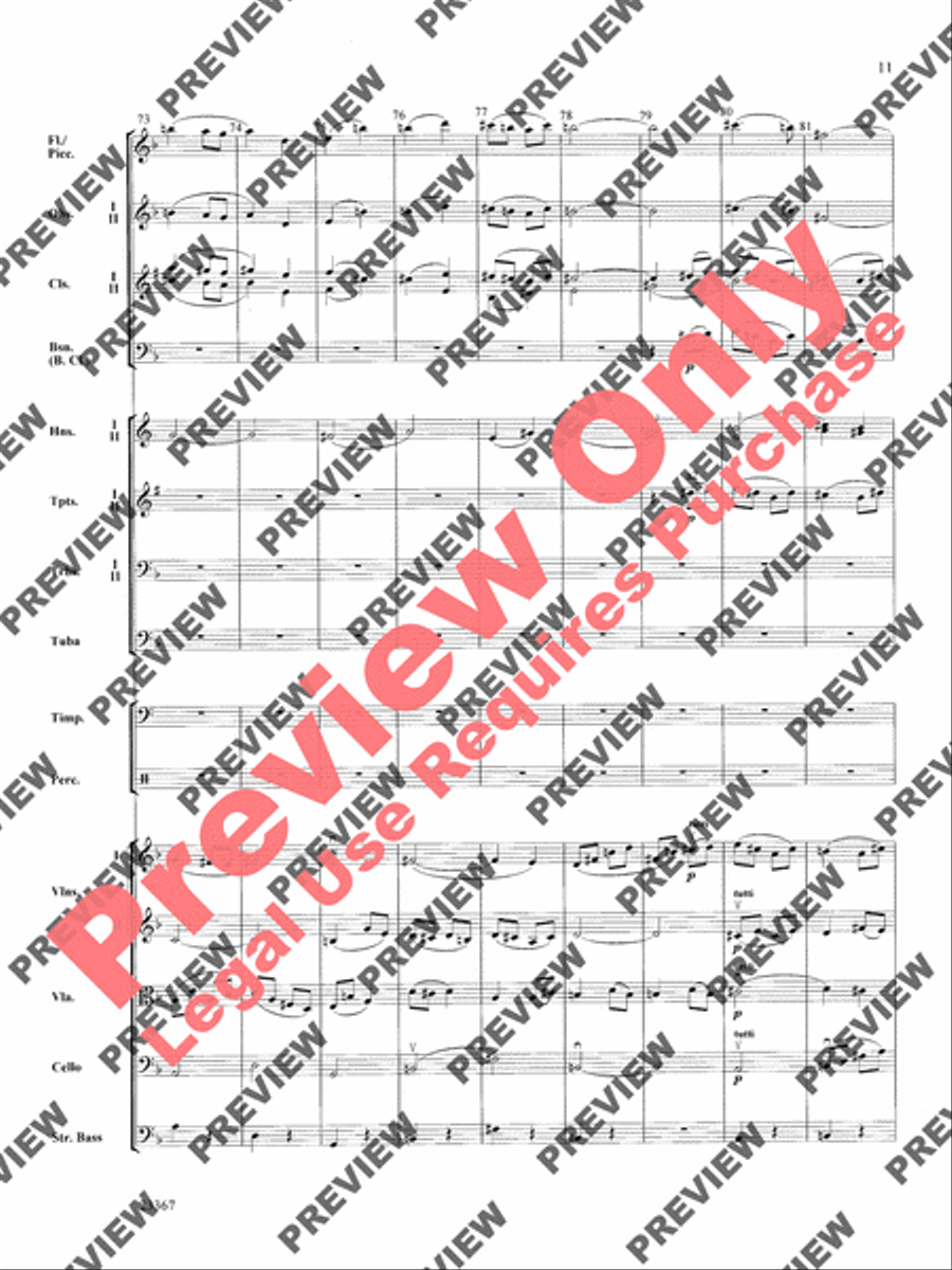Overture to the Wasps Full Orchestra scores gallery preview page 11