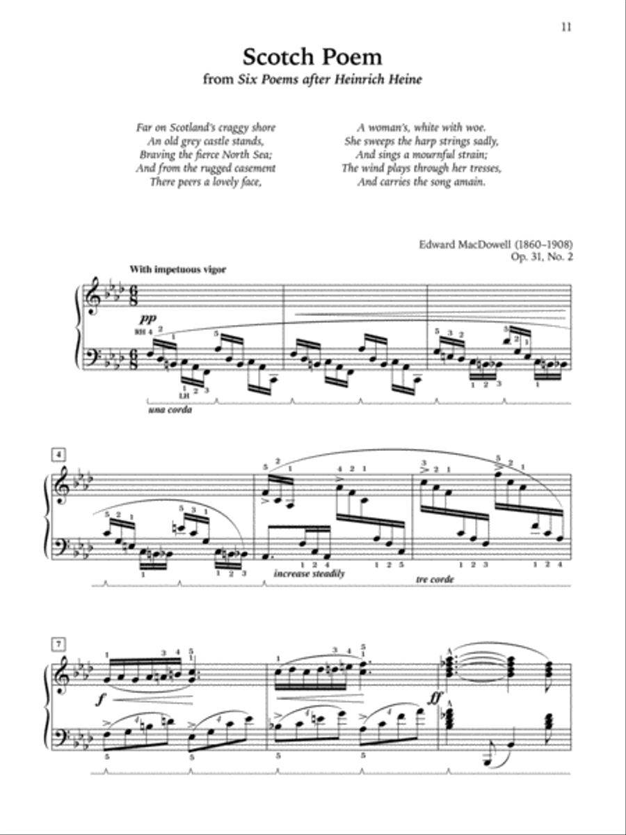 Classics for the Advancing Pianist -- Edward MacDowell, Book 2 Piano Solo scores gallery preview page 13