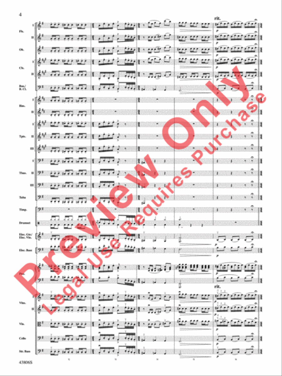 A Mad Russian's Christmas Full Orchestra scores gallery preview page 5