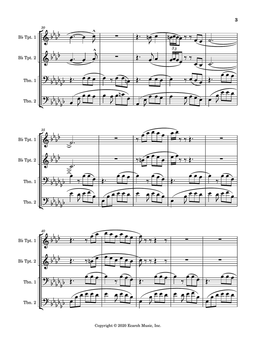 Senor Blues Trombone scores gallery preview page 3
