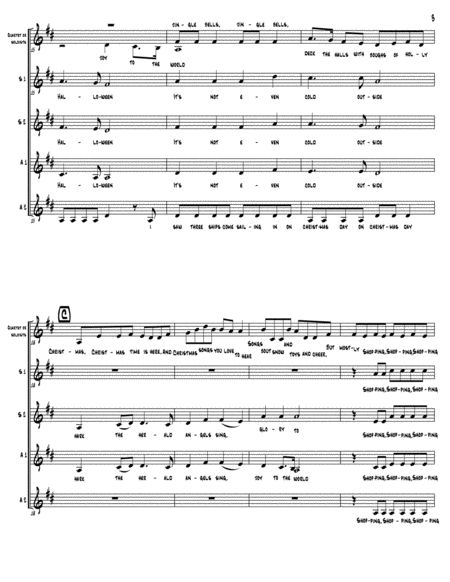 The Christmas Can-Can (as performed by Straight No Chaser) - TTBB - TTBB -  Digital Sheet Music