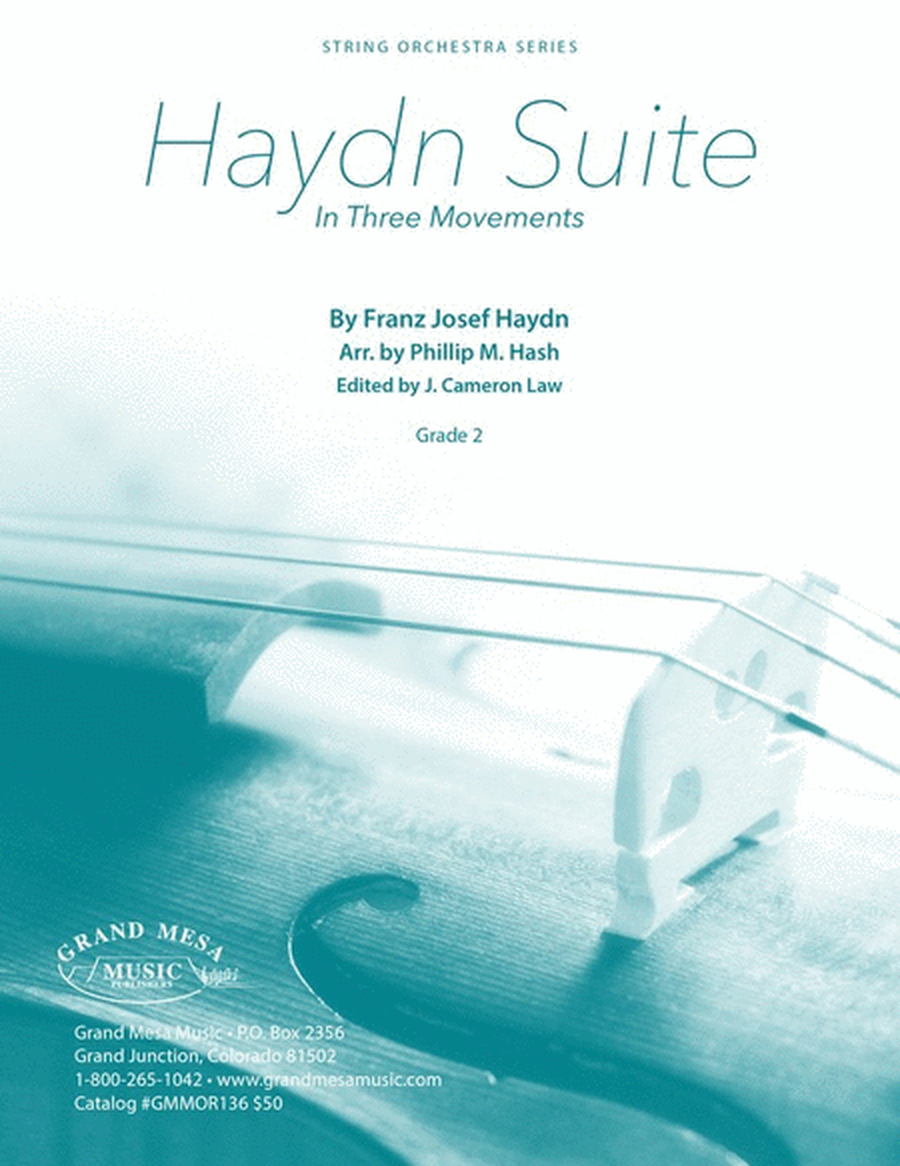 Haydn Suite In Three Movements So2 Sc/Pts