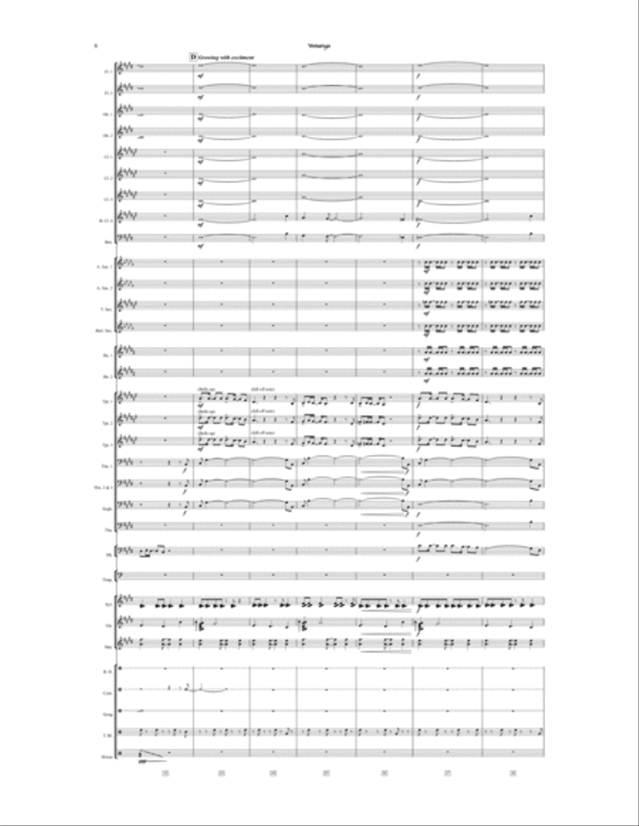 Yemanya (for Symphonic Band) Concert Band scores gallery preview page 6