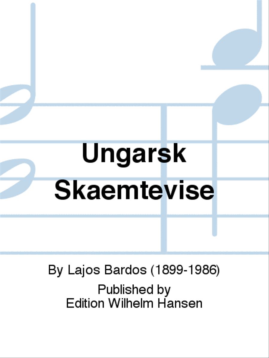 Ungarsk Skæmtevise 4-Part scores gallery preview page 1