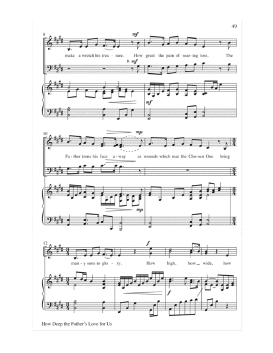 Easy Anthems, Vol. 3 3-Part scores gallery preview page 52