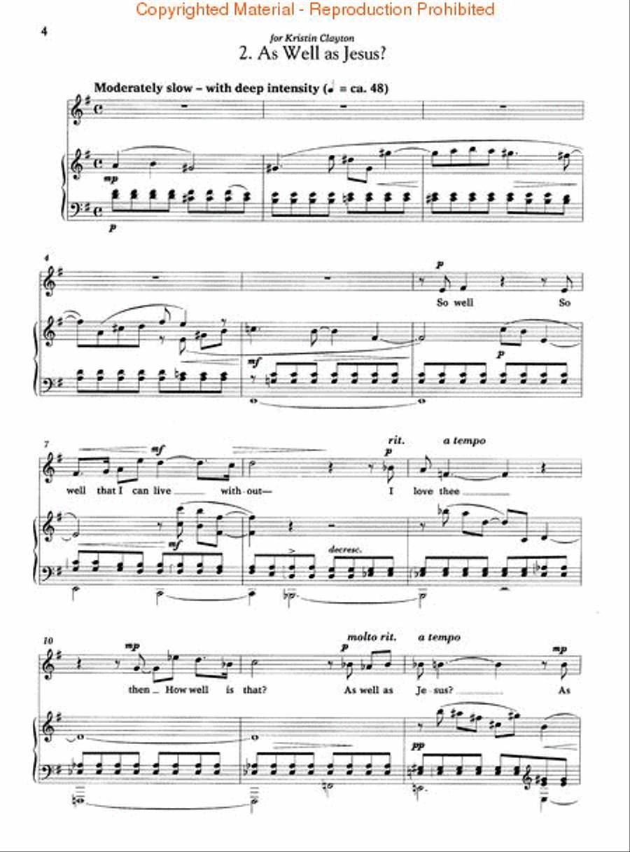 The Faces of Love - Book 1 Voice scores gallery preview page 3