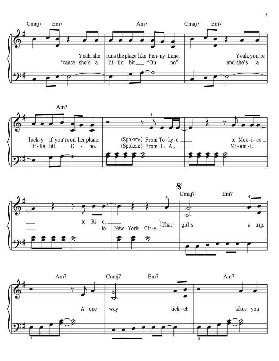 International Smile Easy Piano scores gallery preview page 3