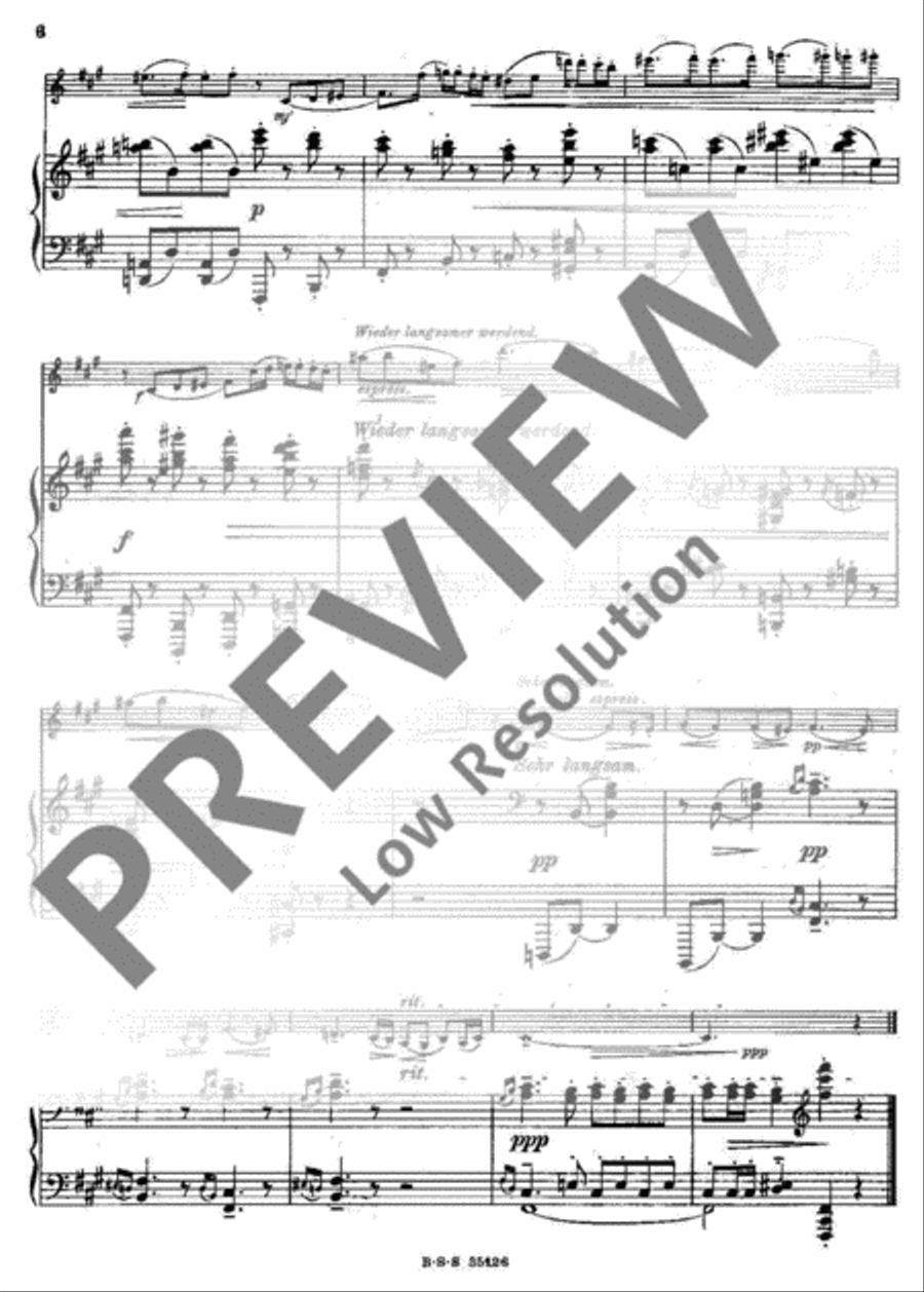 Grillen Violin Solo scores gallery preview page 6