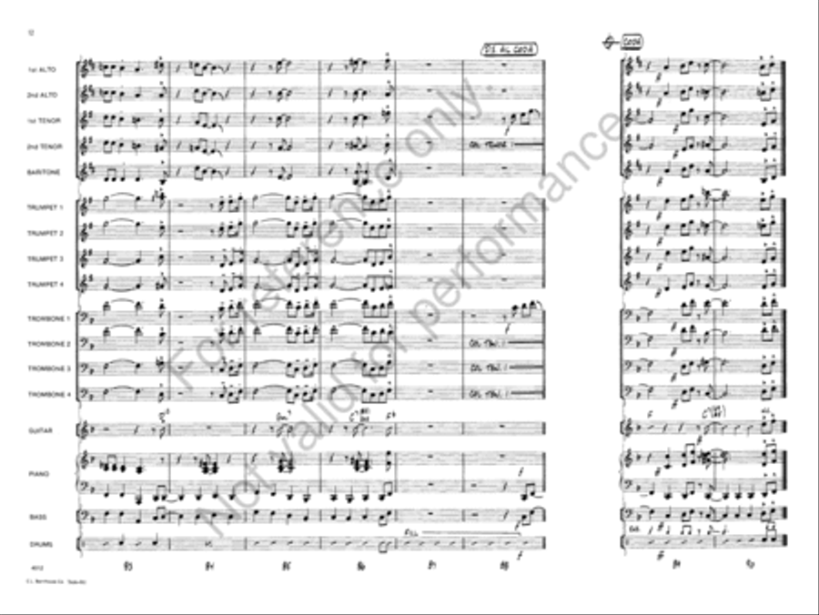 Southside Shuffle Southside Shuffle Jazz Ensemble scores gallery preview page 13