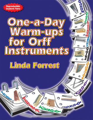 Book cover for One-A-Day Warm-Ups for Orff Instruments