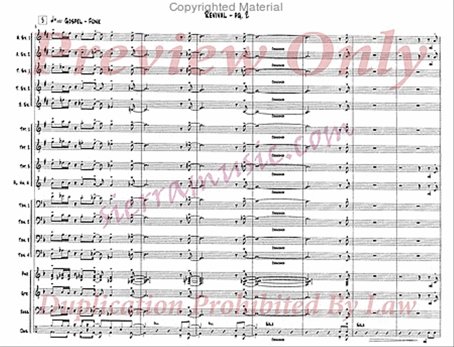 Revival Revival Jazz Ensemble scores gallery preview page 3