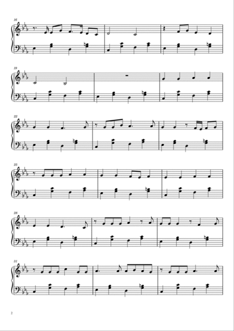 Derniere Danse Easy Piano scores gallery preview page 2