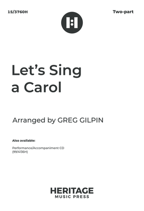 Book cover for Let's Sing a Carol