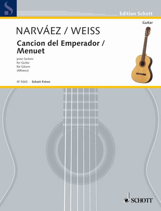 Book cover for Canción del Emperor / Menuet D Major