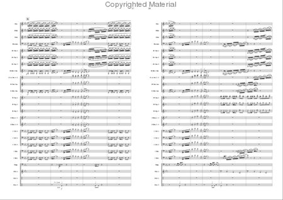 Fanfare for the Sun Concert Band scores gallery preview page 9
