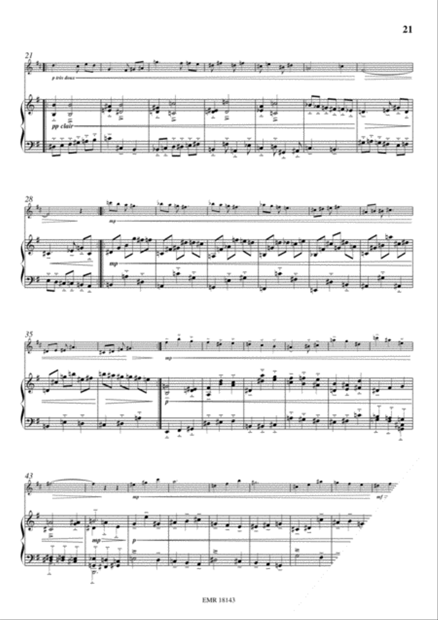 Sonate Pastorale English Horn scores gallery preview page 12