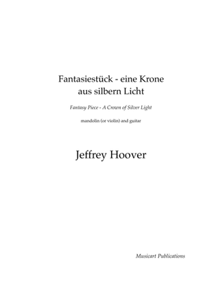 Book cover for Fantasiestuck (mandolin or violin, and guitar)