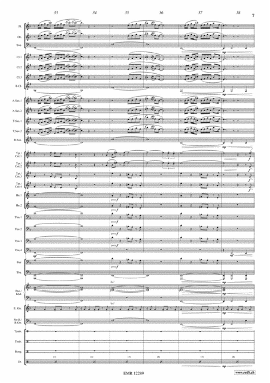 Shaft Concert Band scores gallery preview page 7