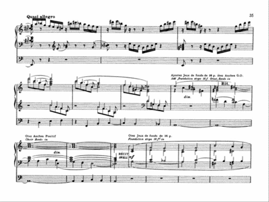 Franck: Complete Organ Works, Volume IV Choir scores gallery preview page 3