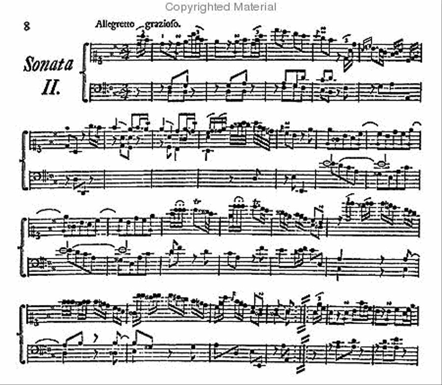 Zwolf Klavier Sonaten. Leipzig, 1773 Piano Solo scores gallery preview page 2