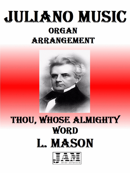 THOU, WHOSE ALMIGHTY WORD - L. MASON (HYMN - EASY ORGAN) image number null