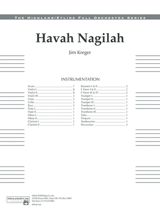 Havah Nagilah: Score