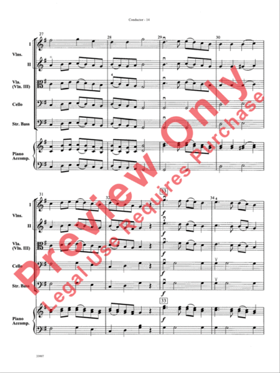Mozart Classics String Orchestra scores gallery preview page 15