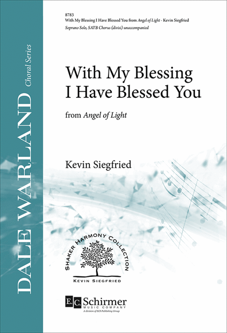 With My Blessing I Have Blessed You Divisi scores gallery preview page 1