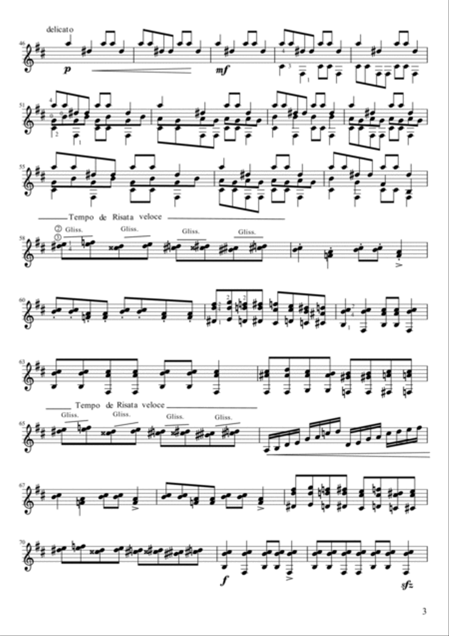 La Risata Del Diavolo (La Risa del Diablo) Classical Guitar scores gallery preview page 5