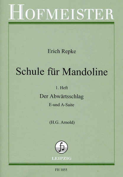 Schule fur Mandoline, Heft 1