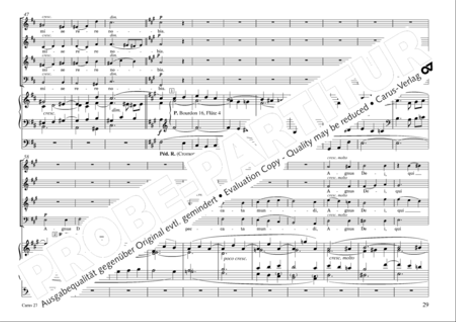 Messe solennelle en ut diese mineur 4-Part scores gallery preview page 30