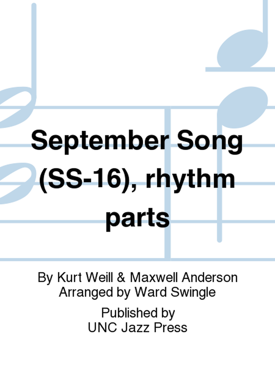 September Song (SS-16), rhythm parts