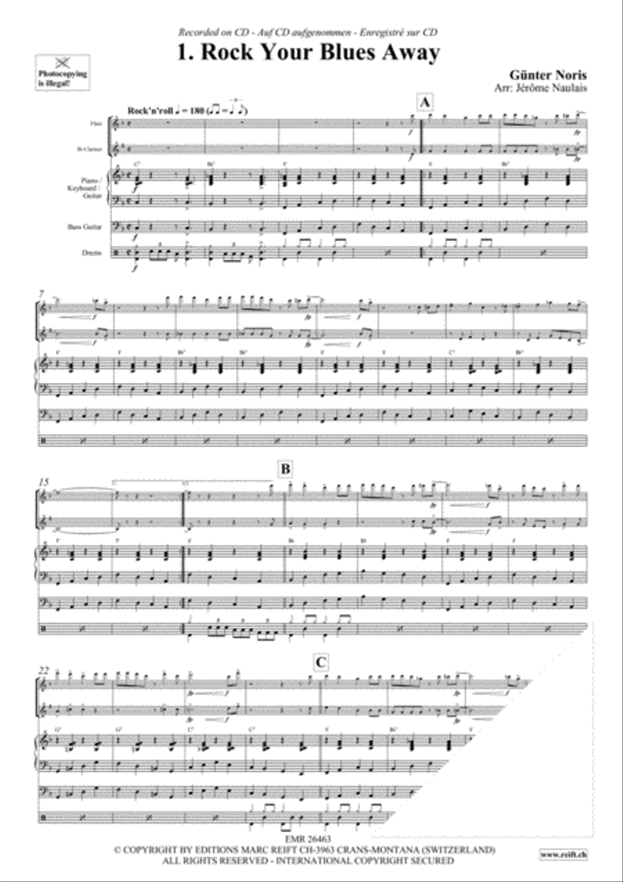 Let's Dance Volume 4 Let's Dance Volume 4 Woodwind Ensemble scores gallery preview page 3