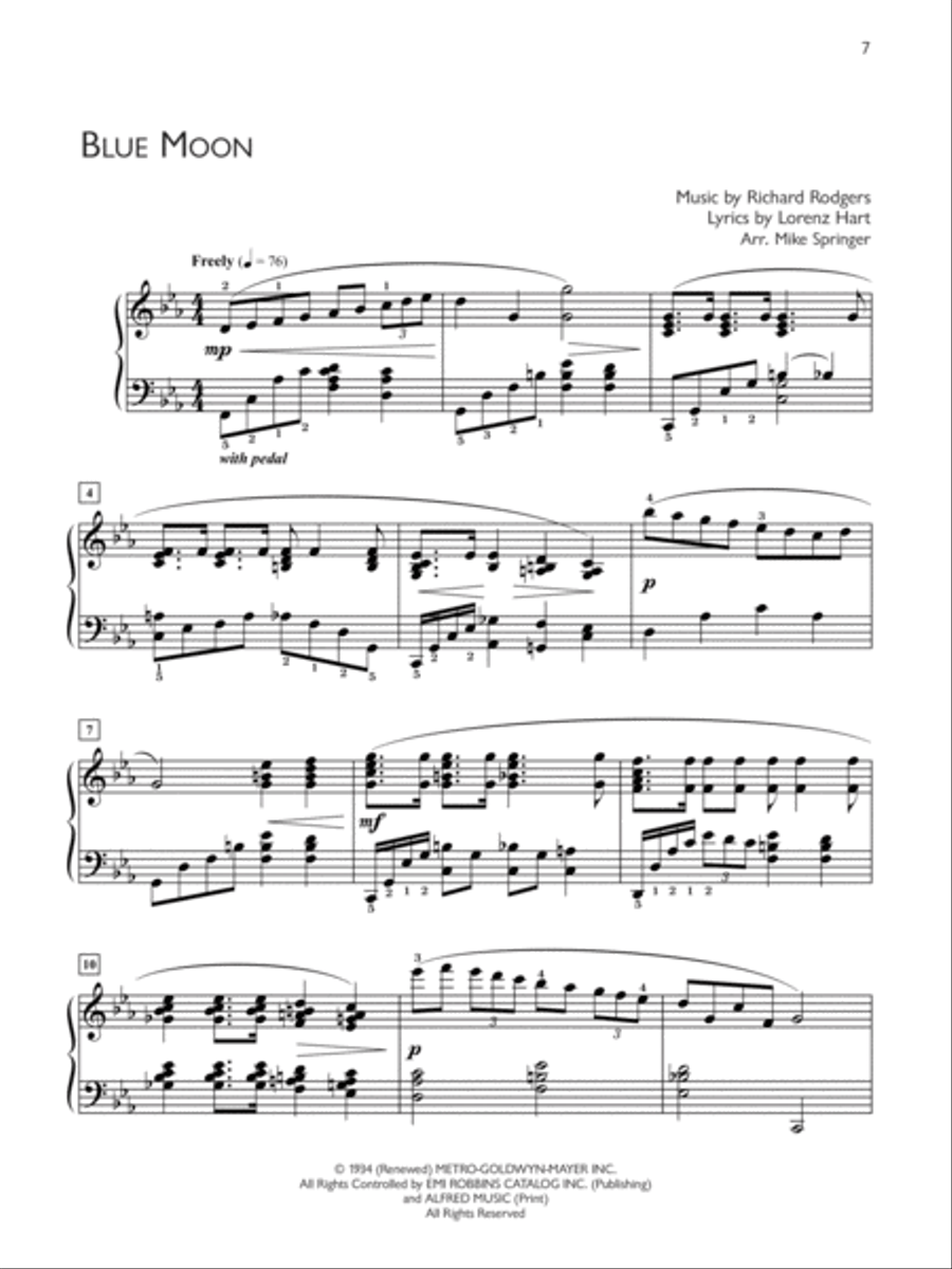 Popular Performer 1960s Piano Solo scores gallery preview page 3
