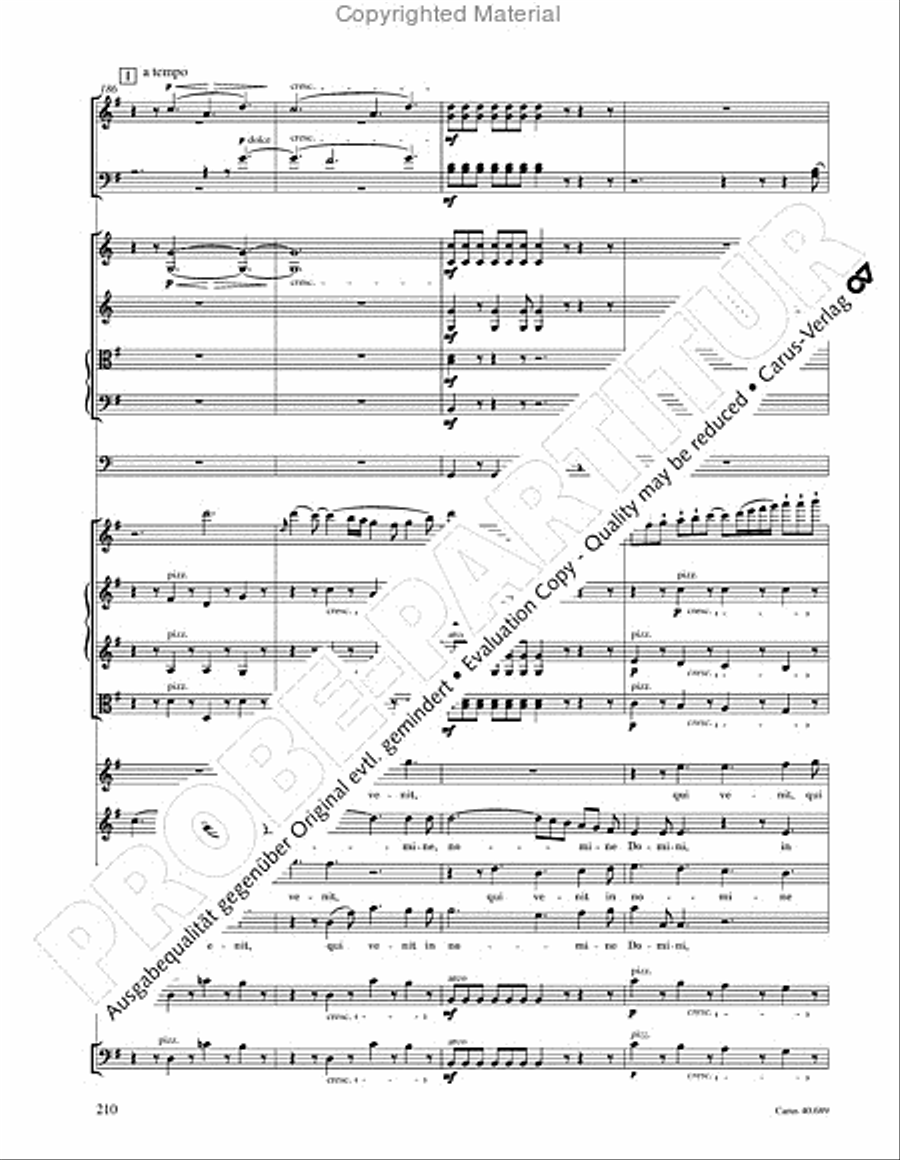 Missa solemnis Missa solemnis 4-Part scores gallery preview page 226
