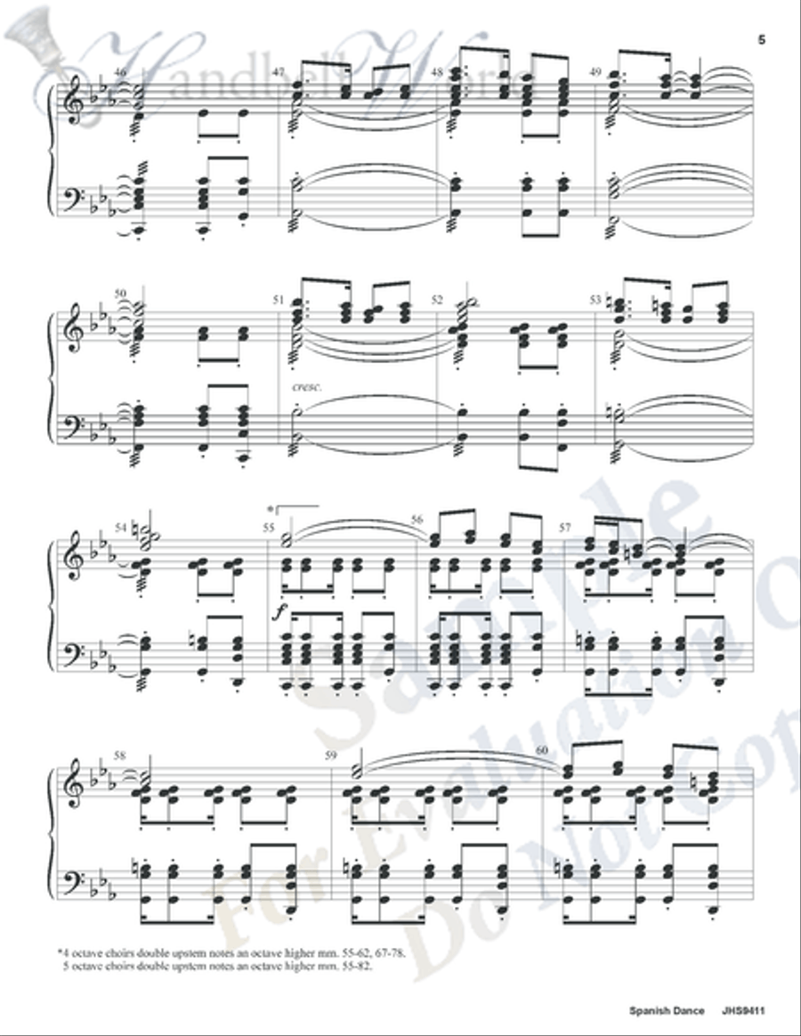 Spanish Dance 5-Octaves scores gallery preview page 4