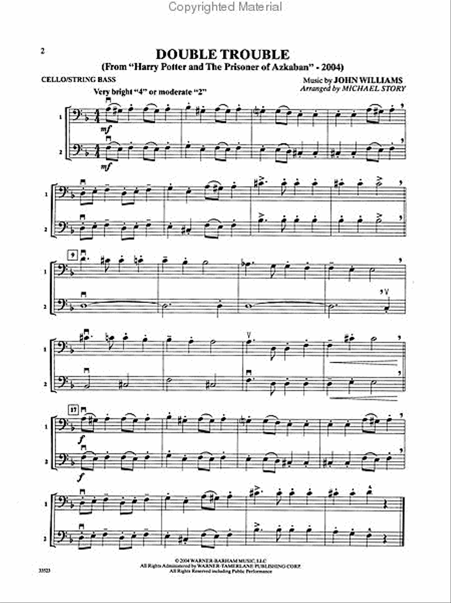 Movie Duets for All Small Ensemble scores gallery preview page 5