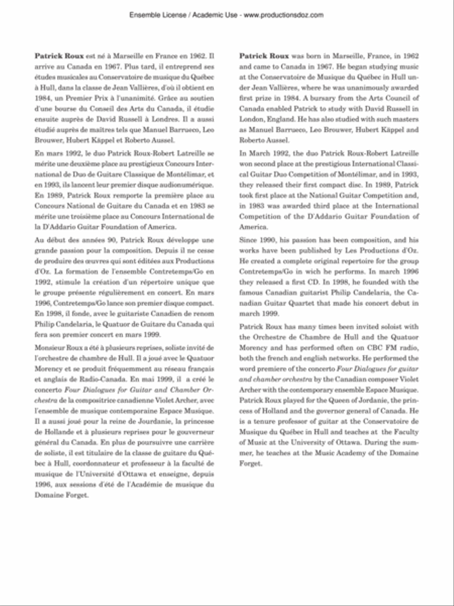 Hier, aujourd'hui, plus jamais Classical Guitar scores gallery preview page 2