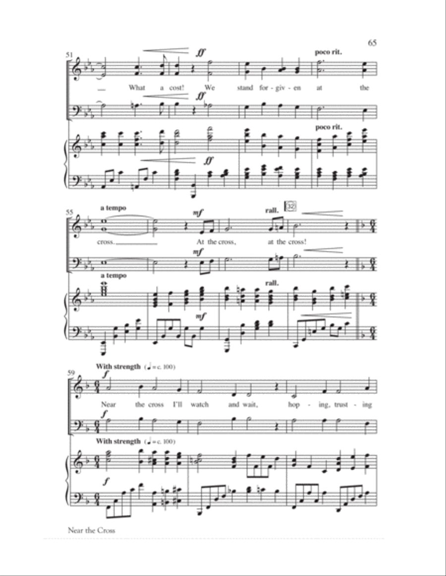 We Remember Calvary (SAB) 3-Part scores gallery preview page 68