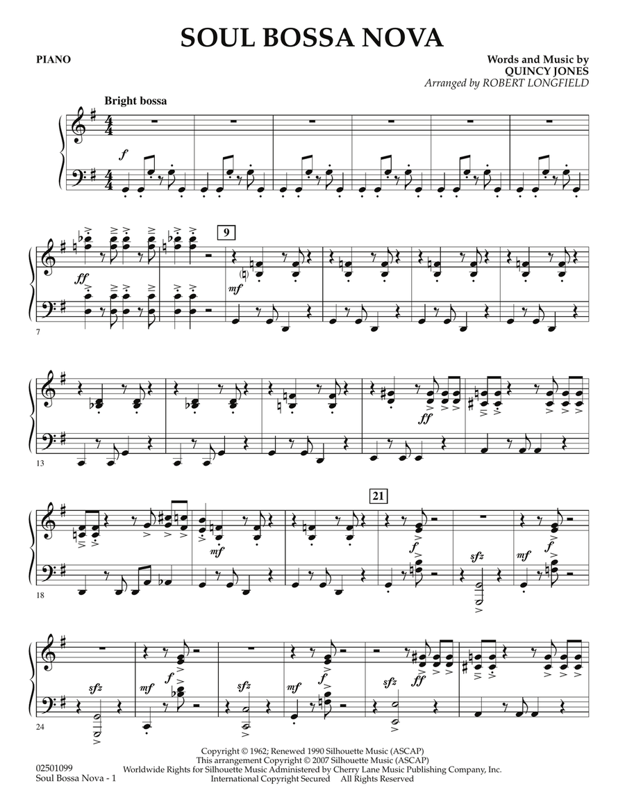 Soul Bossa Nova Orchestra scores gallery preview page 1