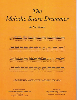 Book cover for The Melodic Snare Drummer
