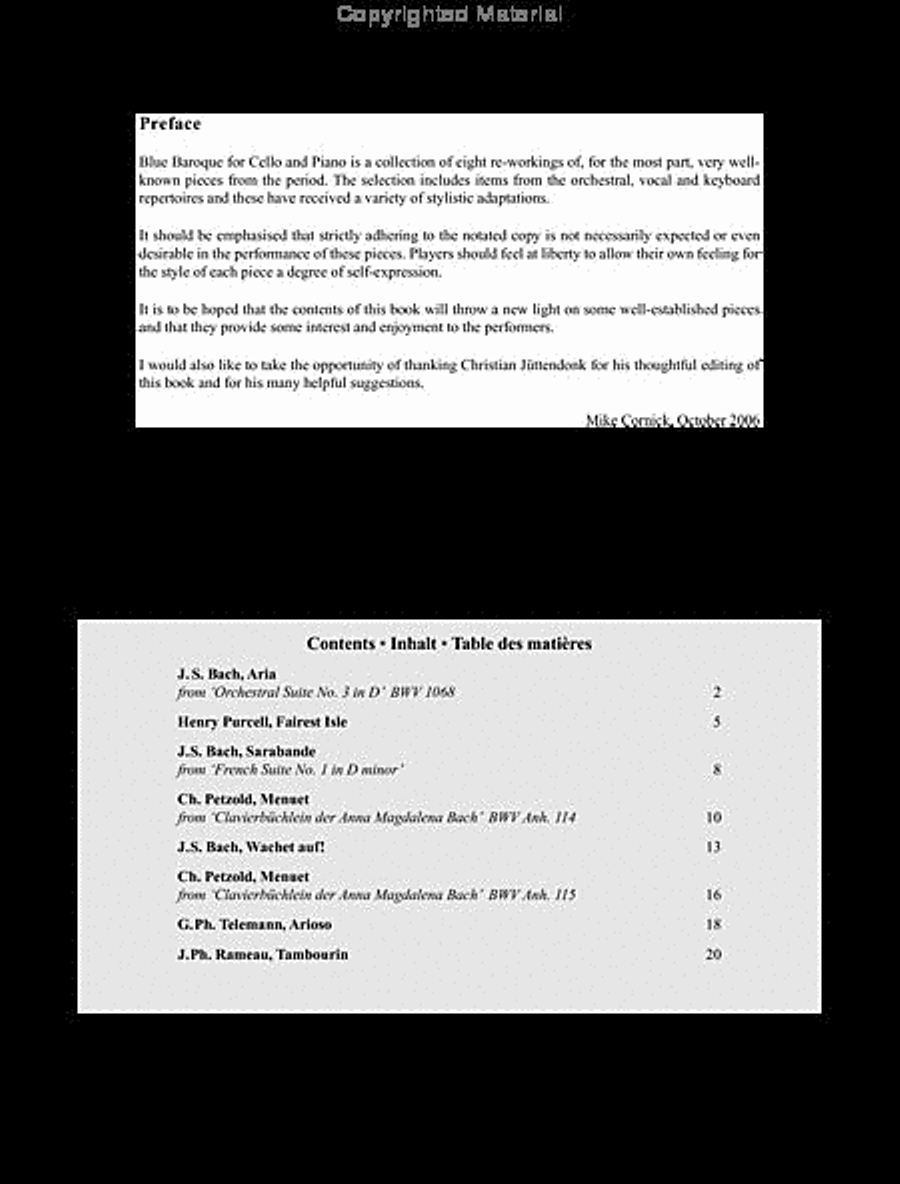 Blue Baroque - Violoncello Chamber Music scores gallery preview page 2