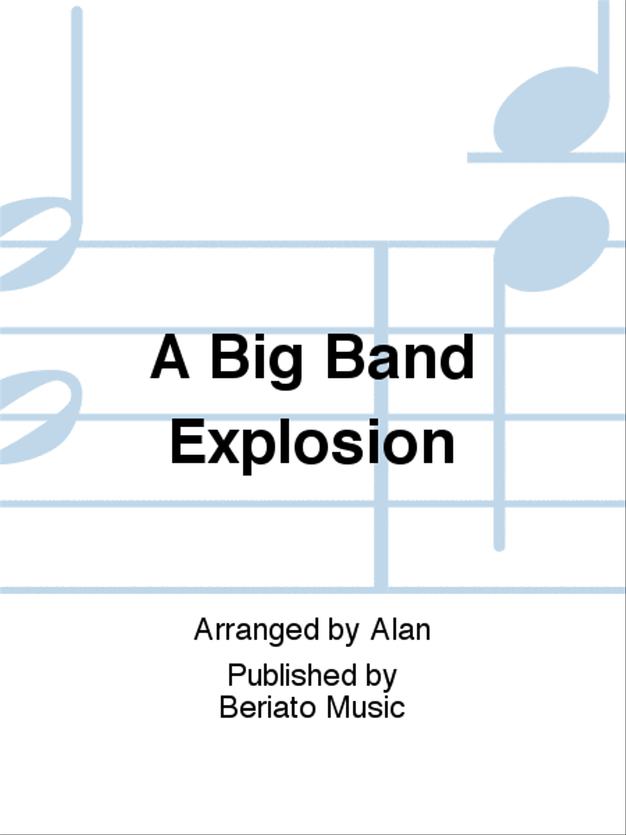 A Big Band Explosion Brass Band scores gallery preview page 1