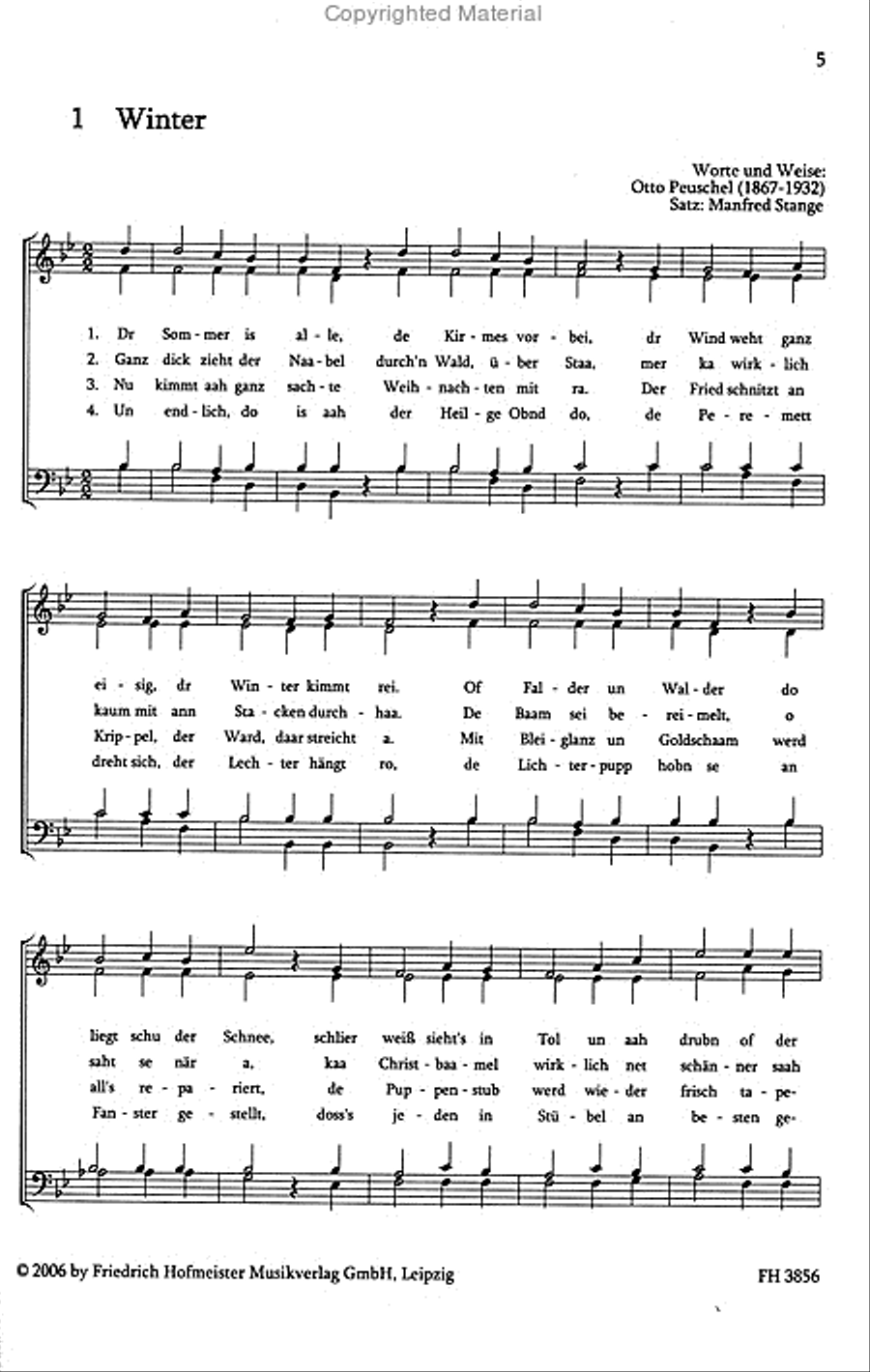 Erzgebirgisches Chorbuch, Band 1: Score scores gallery preview page 2