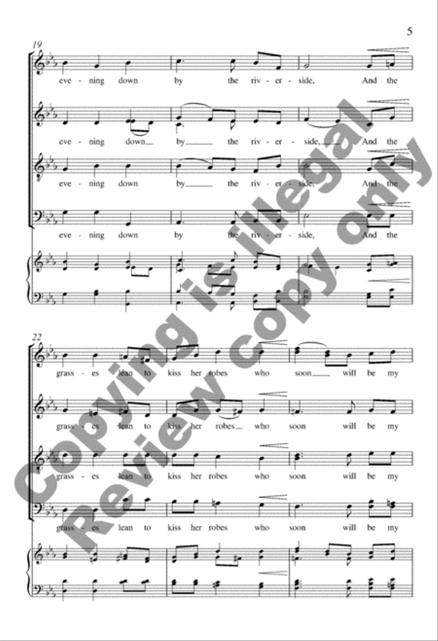 Flower of Beauty (Choral Score) Divisi scores gallery preview page 5