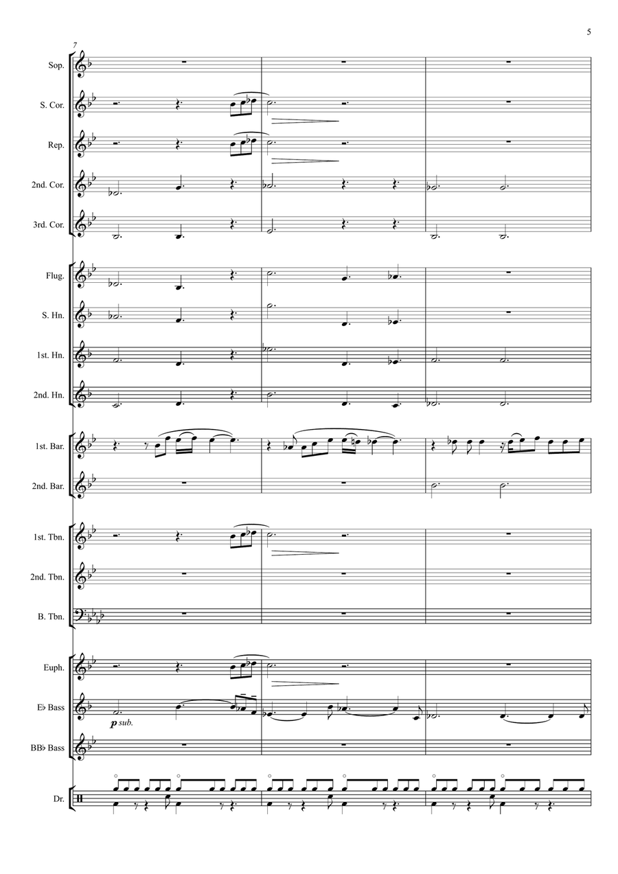 Perfect Day Brass Band scores gallery preview page 5