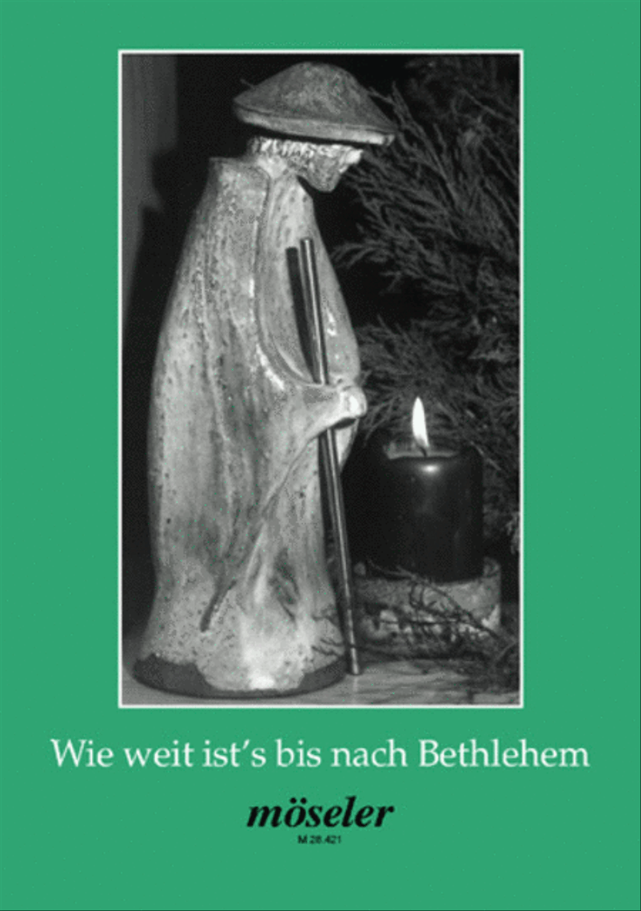 Wie weit ista!!s bis nach Bethlehem Voice scores gallery preview page 1