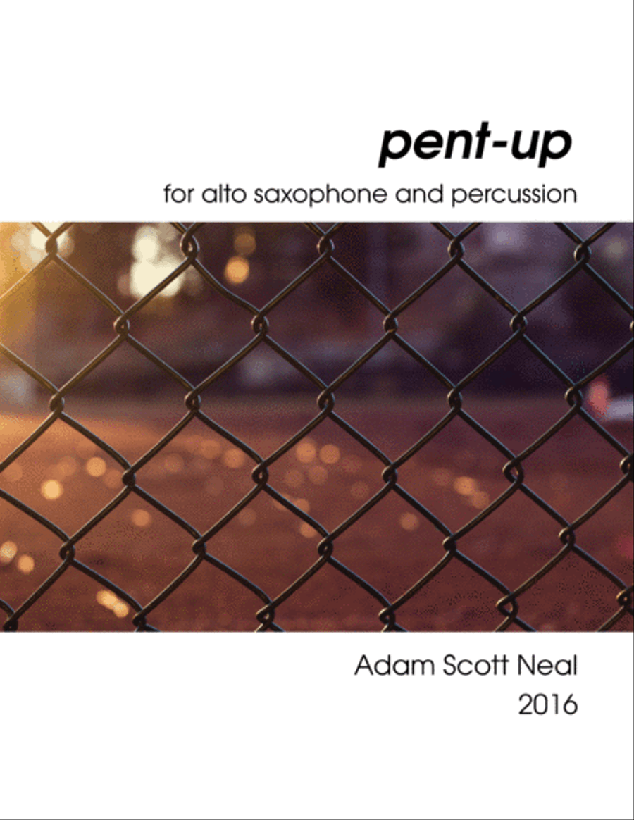 pent-up Alto Saxophone scores gallery preview page 1