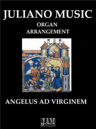 Book cover for ANGELUS AD VIRGINEM (EASY ORGAN ARRANGEMENT) - ANONYMOUS