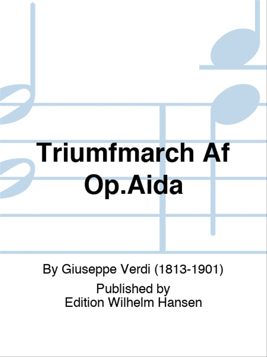 Triumfmarch Af Op.Aida Choir scores gallery preview page 1
